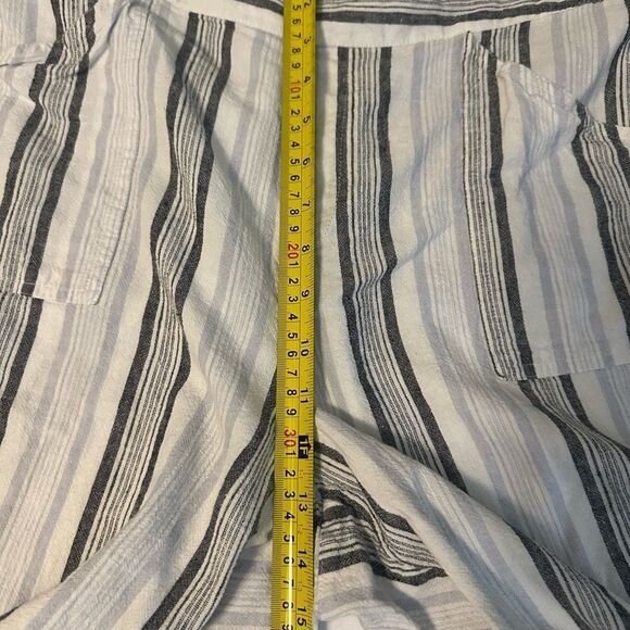 Striped Linen Pants Large with pockets‎ - Picture 4 of 6